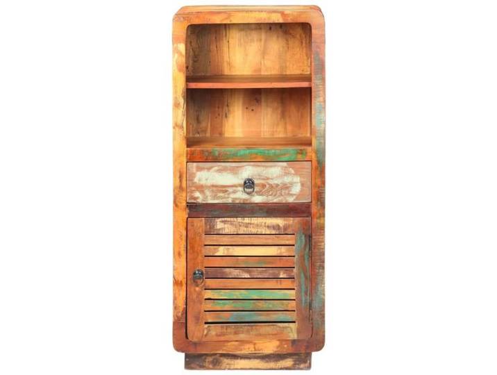 Multicolore Buffet de rangement JILL'S Commode/Armoire 45x32x110 cm Bois de récupération massif LV2881