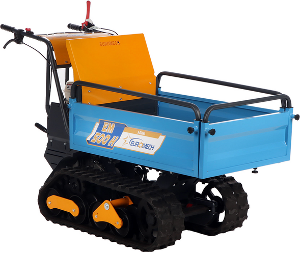 EuroMech EM500H-Agri - Raupendumper mit ausziehbare Mulde - 500 kg Nutzlast