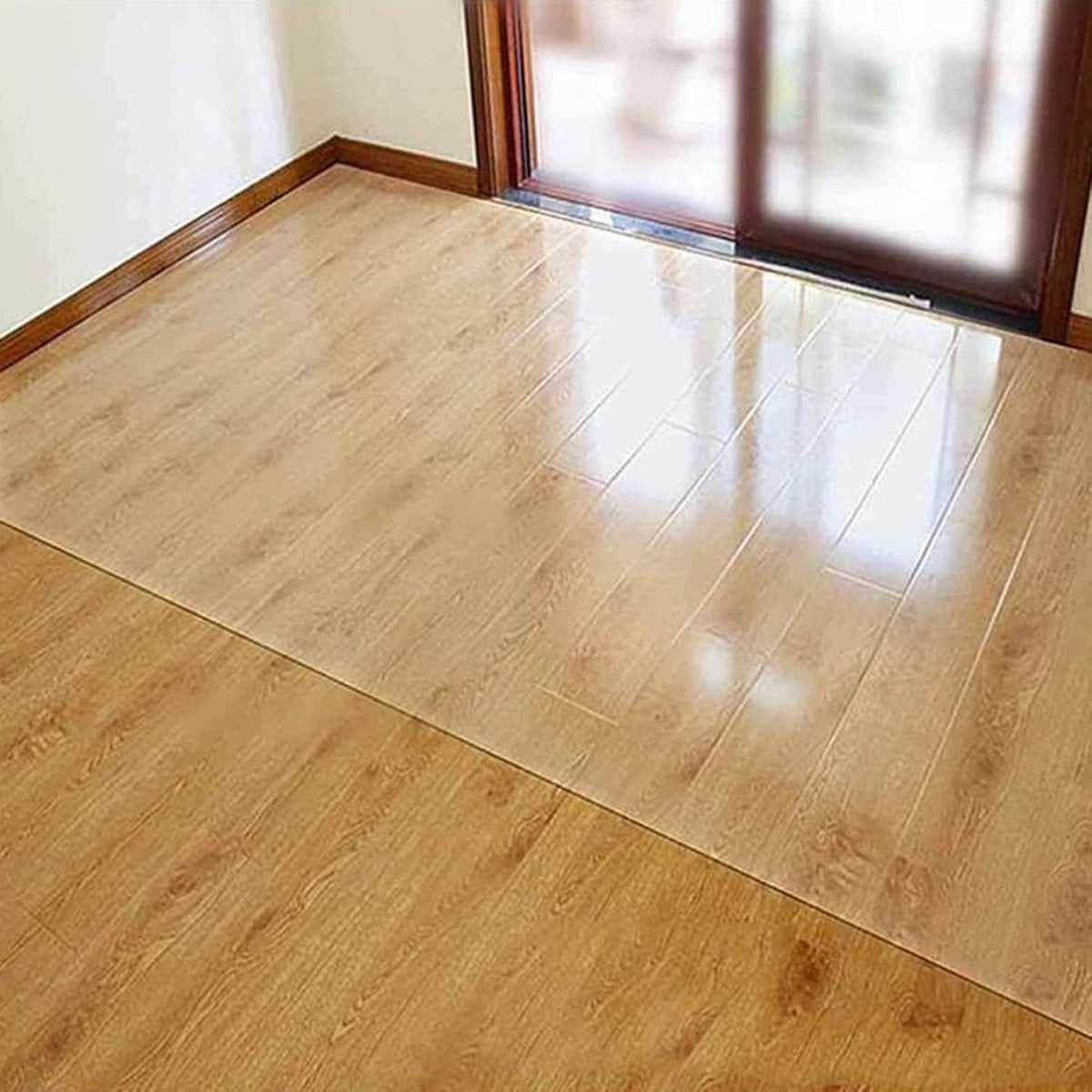 Transparante antislip vinyl rolmat vloerbeschermer voor diverse breedtes