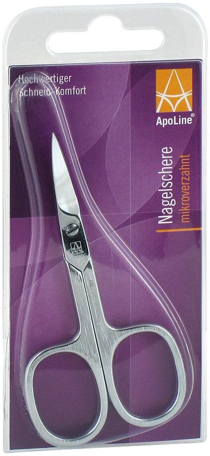 Apoline Nagelschere microverzahnt 9 cm verchromt 1stk