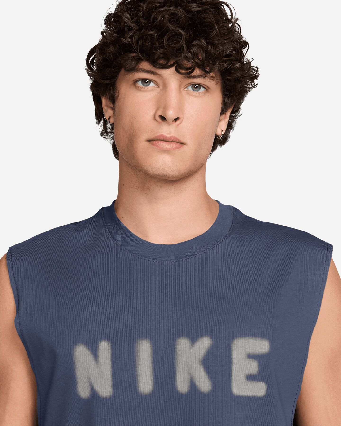 Nike Dri Fit The Big Logo M - Canotta Training - Uomo - Blu XL