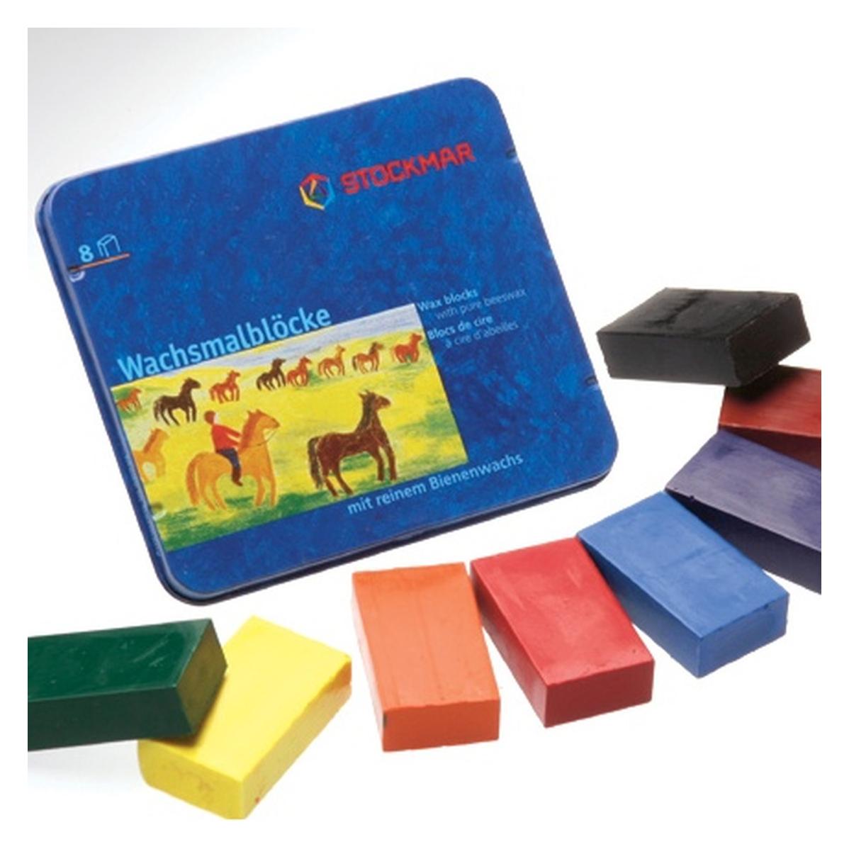 Stockmar Wachsmalblock (8x) (03.34000)