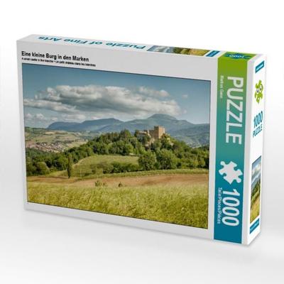 CALVENDO Puzzle Eine kleine Burg in den Marken | 1000 Teile Lege-Größe 64 × 48 cm Foto-Puzzle für glückliche Stunden