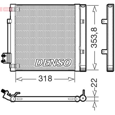 DENSO Kondensator, Klimaanlage rechts DCN99082 für Tesla