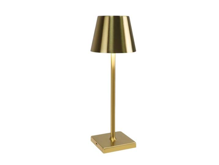 ZMH Tischlampe Nebellichtis 11.9/10.0/35.5 cm, Goldfarben, Metall, Uni, LED integrated, 11.9x10x35.5 cm, Lampen & Leuchten, LED Beleuchtung, LED-Tischlampen