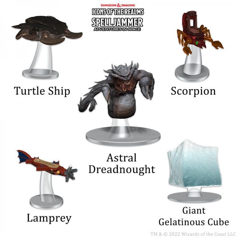 WizKids D&D Icons of the Realms Scheepsschaal Aanvallen uit de Diepe Ruimte