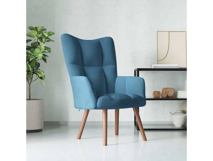Chaise de Relaxation Fauteuil de Détente Siège de Relaxation Chaise de Détente Salon Salle de Séjour Intérieur Bleu 328061