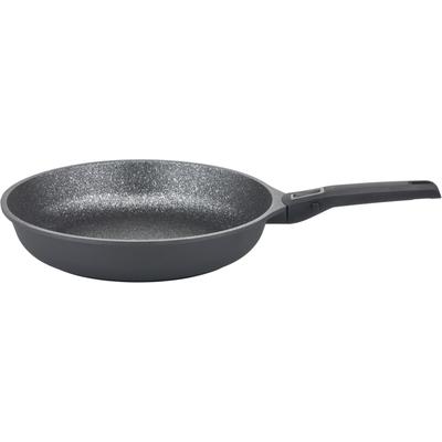 Bratpfanne GSW "Easy Click", schwarz, H:6,5cm Ø:32cm, Pfannen, Bratpfanne, abnehmbarer Griff, Induktion
