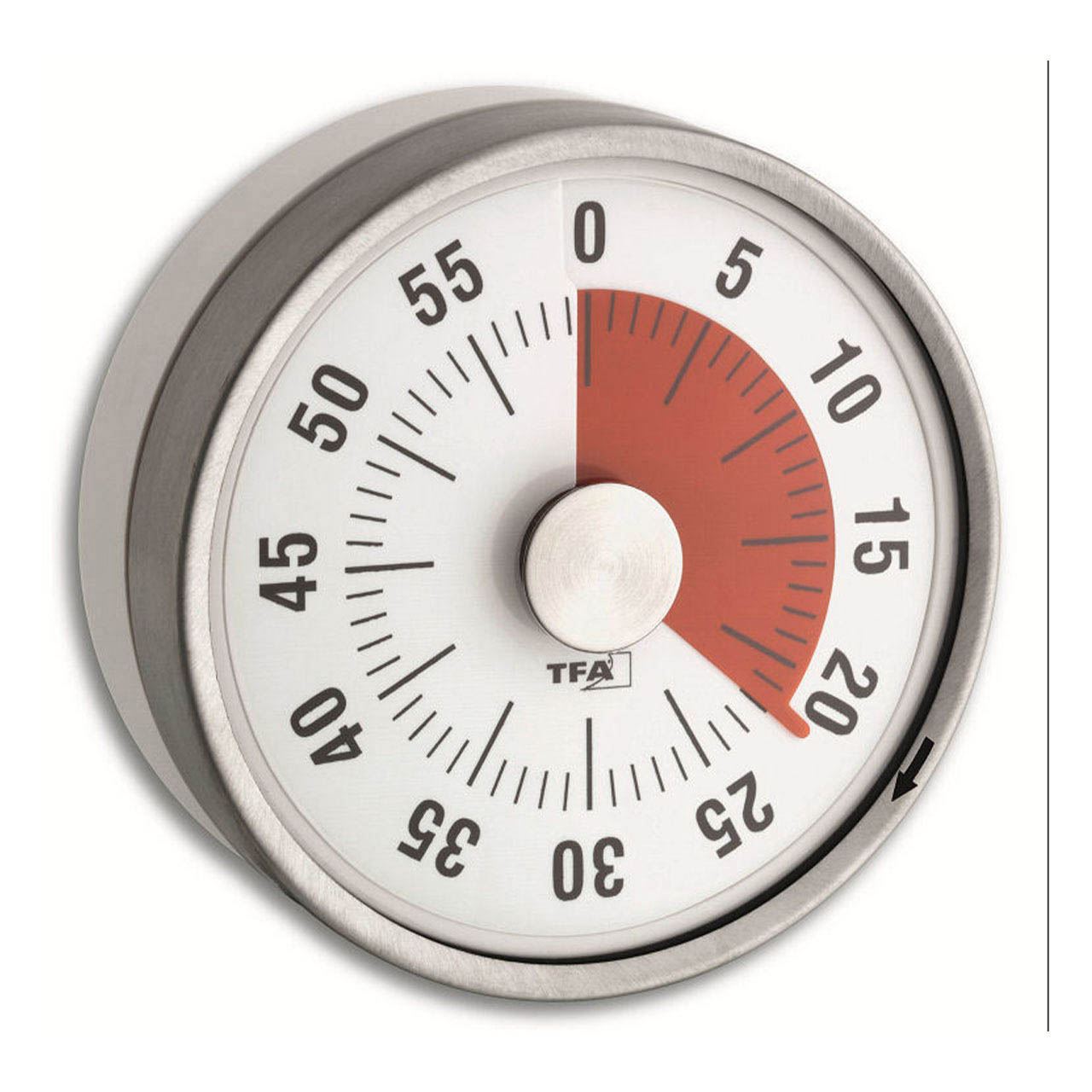 TFA Küchentimer Puck silber