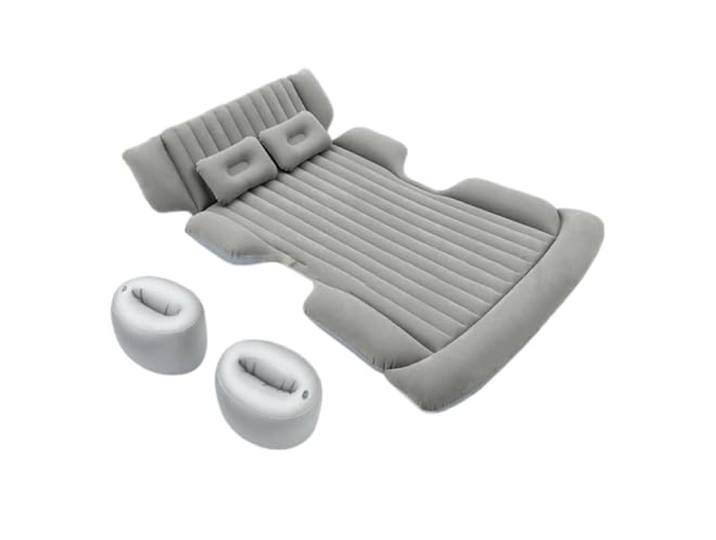 HDRTCBU Auto-Camping-Luft-Automatratze Auto-Reisebett, aufblasbarer Kofferraum für Schlafen(Grey 2Hold)