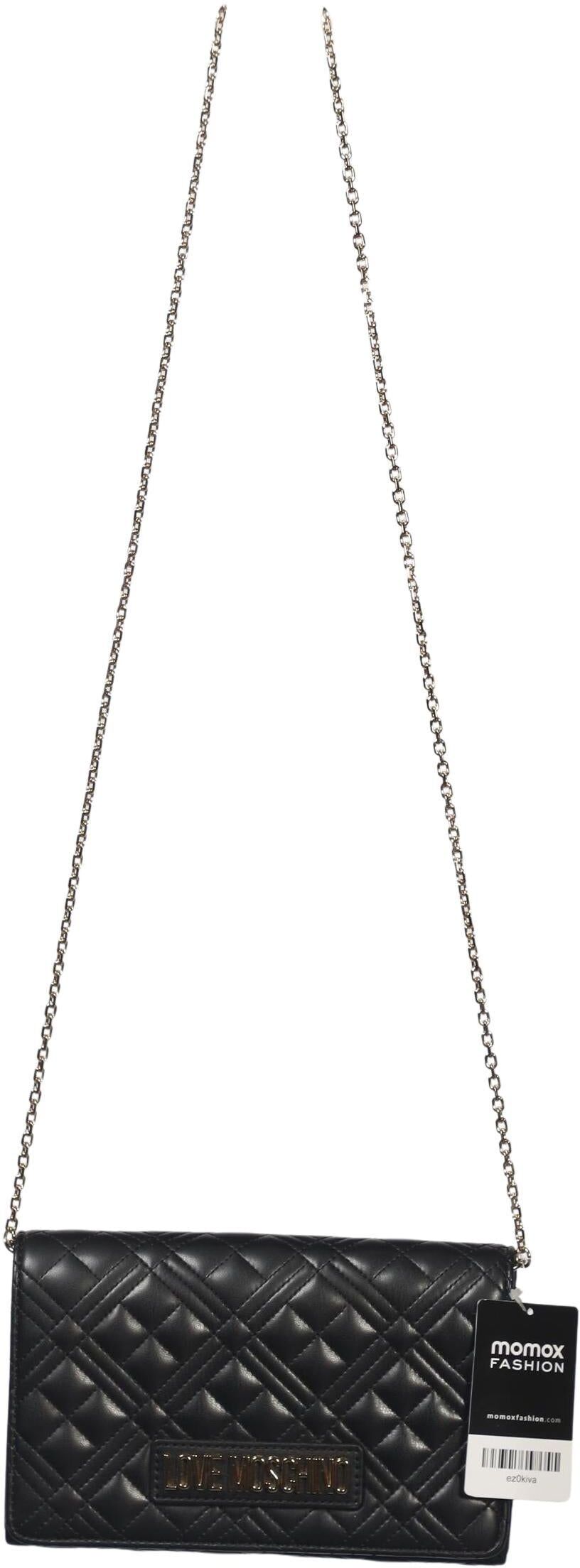Love Moschino Damen Handtasche klein, Schwarz, Kunstleder / kein / Etikett - Second Hand