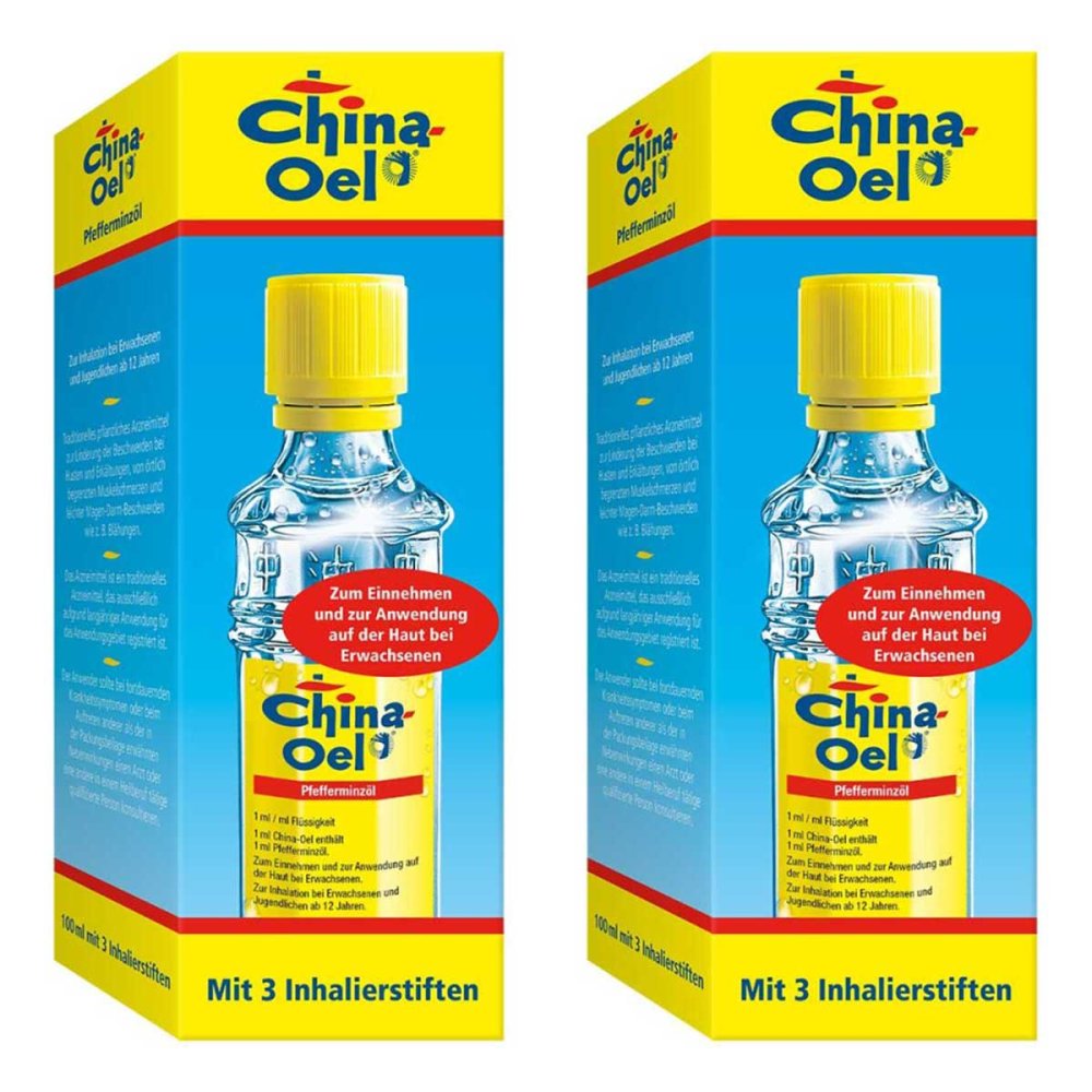 MIBE GmbH Arzneimittel China Oel mit 3 Inhalatoren 08104735