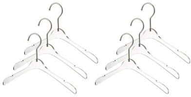 YBM Home Quality Acrylic Clear Hangers