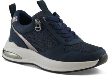 Women's Ursa Fashion Sneaker by Patrizia by Spring Step in Navy (Size 39 M)