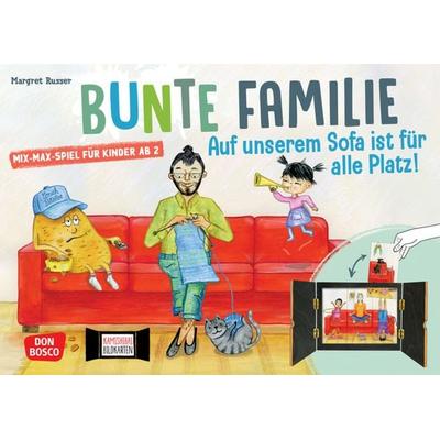 Bunte Familie: Auf unserem Sofa ist für alle Platz. Kamishibai Bildkartenset