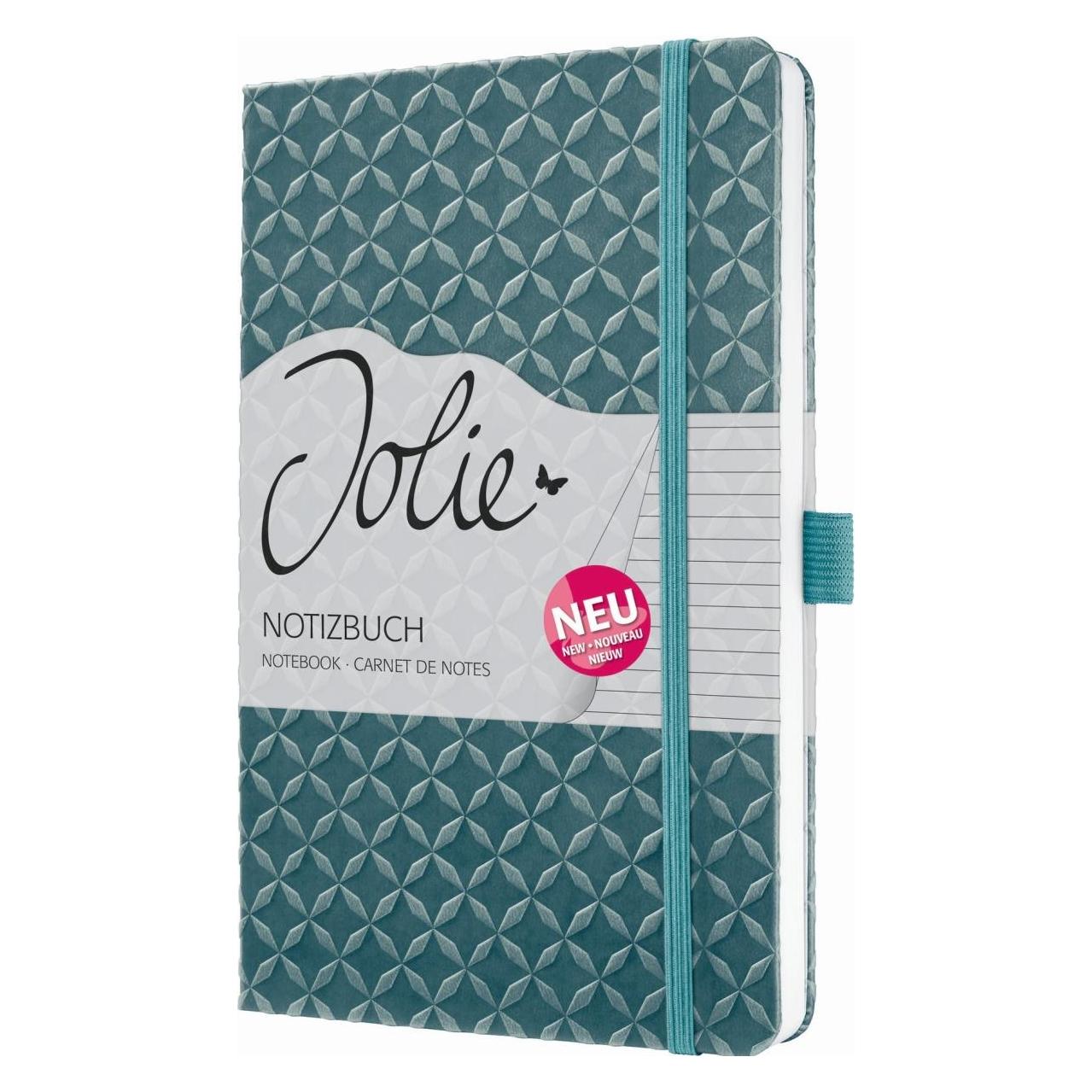 Sigel Notizbuch Jolie ocean blue (A5, Liniert, Harter Einband) (JN139)