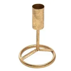 Kerzenleuchter 14,5 cm Metall Gold