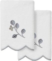 Authentic Hotel and Spa 100% Turkish Cotton WILD BRANCH Scallop Embellished Towel Collection