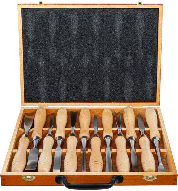 Jeu de ciseaux à bois 12 pièces Kraftmann ; BGS technic (52712)