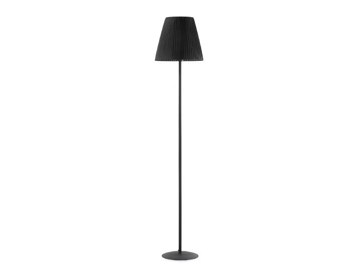 Steheuchte Loris 28 x 173 x 28cm Schwarz/Schwarz Baumwollstoff E27