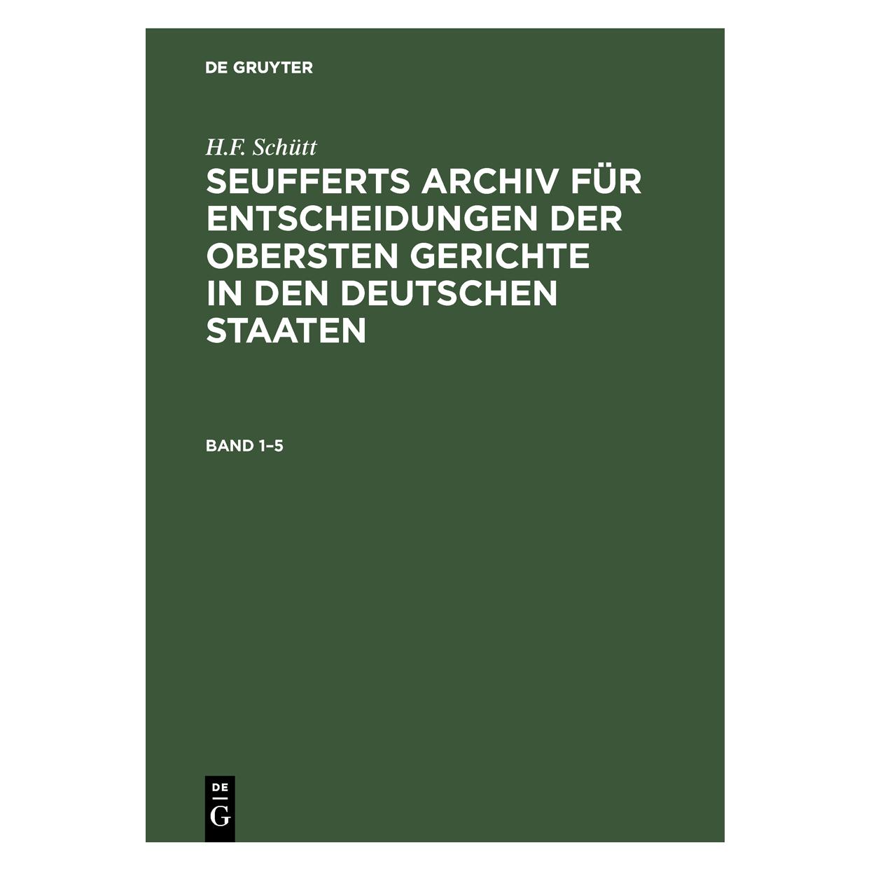 De Gruyter Seuffert:J. A. Seuffert: Seufferts Arch (Deutsch, Hardcover, J A Seuffert, J. A. Seuffert) (67826731)