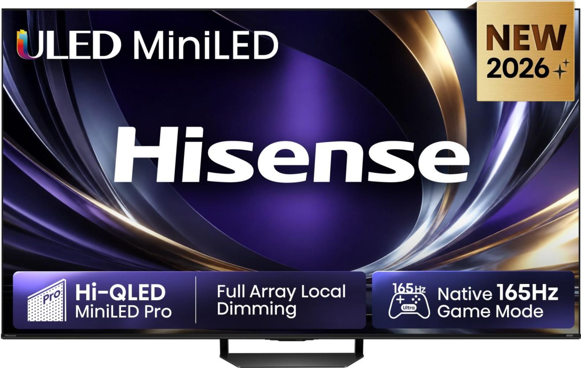 Hisense 85U7DS Pro QLED 2,16 m (85 Zoll) Fernseher 4K Ultra HD VESA 600 x 400 mm (Dunkelgrau) 20019336