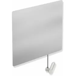 HEWI Kippspiegel Serie 801, Kristallspiegel, Lichtgrau, 599x540mm