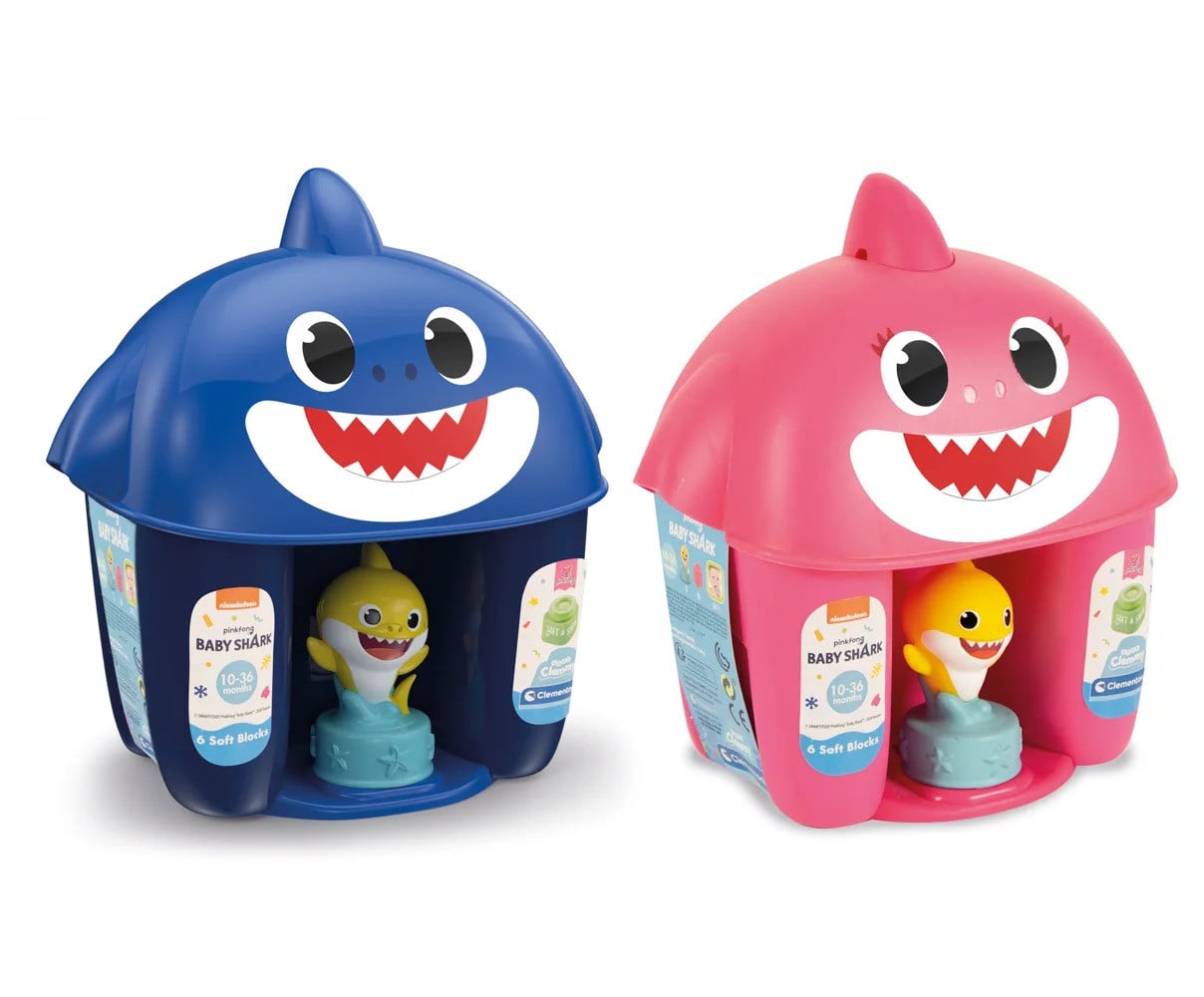 Clementoni Baby Shark Clemmy figuur met emmer, meerkleurig