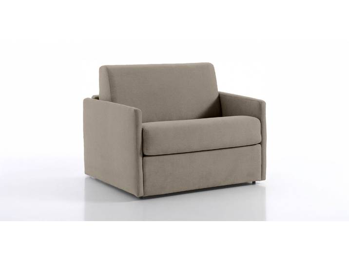 MONTPELLIER - Fauteuil convertible - Tweed, Taupe