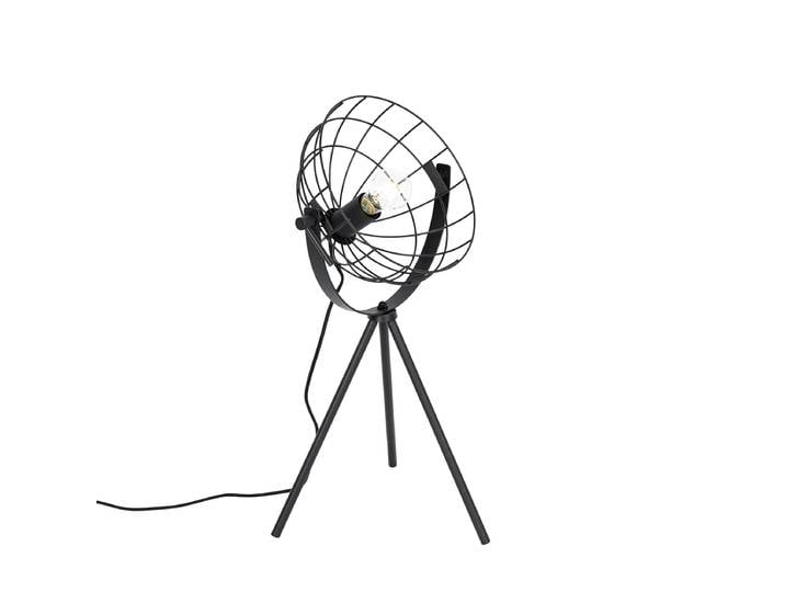 Lampe de table trépied industrielle noire réglable - Hanze