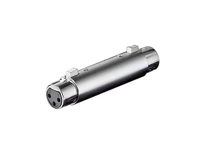 XLR-adapter 3-polig XLR-koppeling op 3-polige XLR-koppeling.