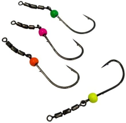 Sfg Trouthooks Gummi Krog Med Svirvel-2