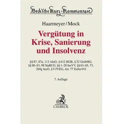 Vergütung in Krise, Sanierung und Insolvenz, Fachbücher von Hans Haarmeyer, Sebastian Mock