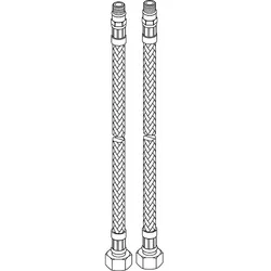 Ideal Standard flex. Schlauch, M10X1, D4.7,G3/8I/12, B960836NU DN6X850