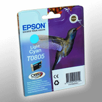 Epson Tinte C13T080540 light cyan T0805