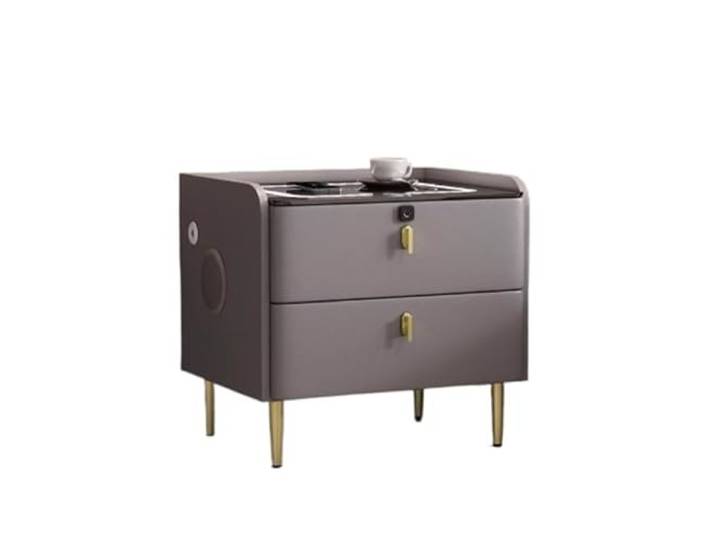 FZL02068LM Zimmer Home Luxus Nachttisch Moderner Multifunktionaler Aufbewahrungsschrank(Mittel)