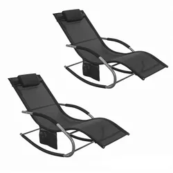 SoBuy, Liegestuhl, Shawn (158 cm)