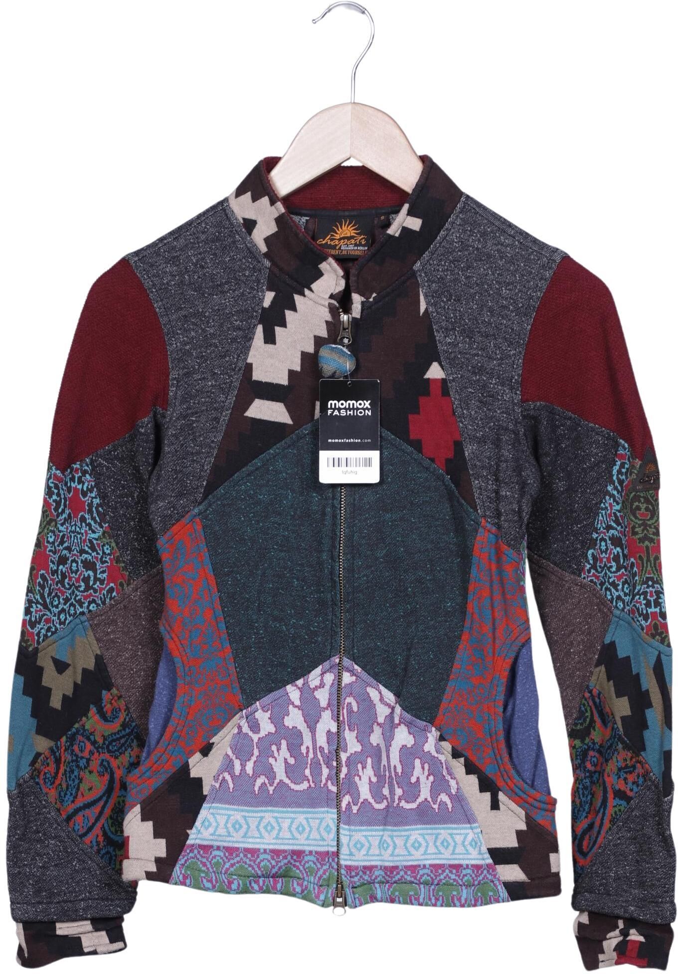 Chapati Berlin Damen Sweater, Mehrfarbig, Gr. S, Baumwolle - Second Hand
