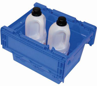 Chemikalienbox für asecos Sicherheits- und Chemikalienschränke, Polypropylen, blau, B 410 x T 300 x H 260 mm
