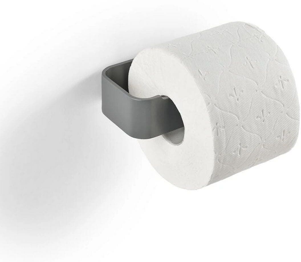 Toilettenpapierhalter ZONE DENMARK "Ume", grau, Aluminium, Toilettenpapierhalter, Toilettenpapierhalter grau Einheitsgröße