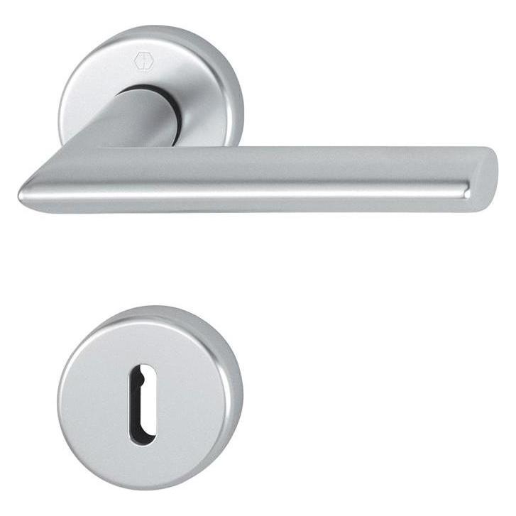 Wilka Schliessblech 9353 flach für Falle und Riegel, 380 x 24 x 3 mm, Edelstahl (Türgarnitur, Türgriff) (9353.000002)