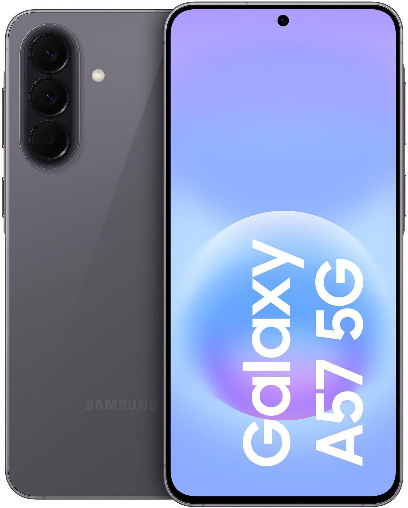 Samsung Smartphone "Galaxy A57 5G EE 256GB", Energieeffizienz: A, grau (awesome gray), 256 GB, Mobiltelefone, Smartphone awesome gray 256 GB