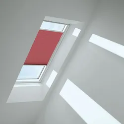 VELUX Plissee Weinrot 1279, Y33, Aluminiumschiene,GGU,Manuell,VELUX