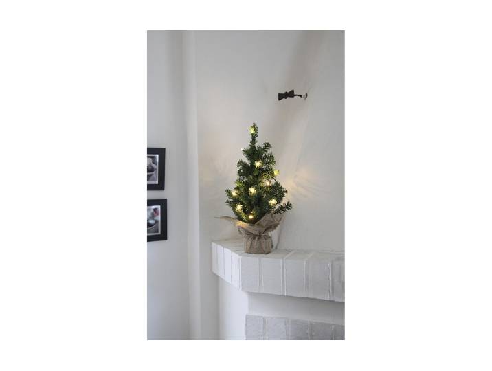 Künstlicher Weihnachtsbaum Toppy 10 LED, 45 cm , grün, H: 45cm bis, PARFORCE TRADITIONAL HUNTING, Weihnachtsbäume, Künstlicher Weihnachtsbaum