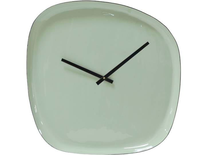 Wanduhr MIRRORS AND MORE TOMO , grün, Wanduhren, Wanduhr, Organische Form