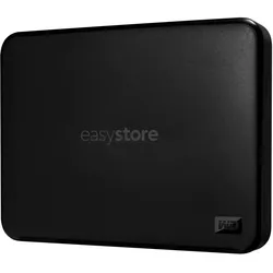 WD Easystore Portable (6 TB), Externe Festplatte, Schwarz