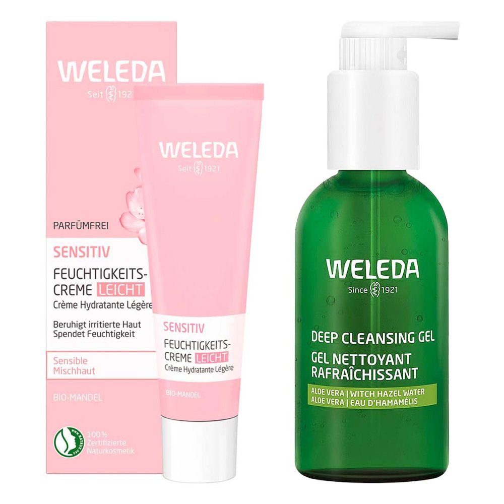 Sensitiv Feuchtigkeitscreme Mandel & Cleansing Gel 08108640