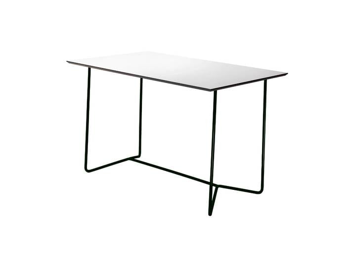 Grythyttan Stålmöbler Table High Tech rectangulaire Blanc stratifié compact-noir