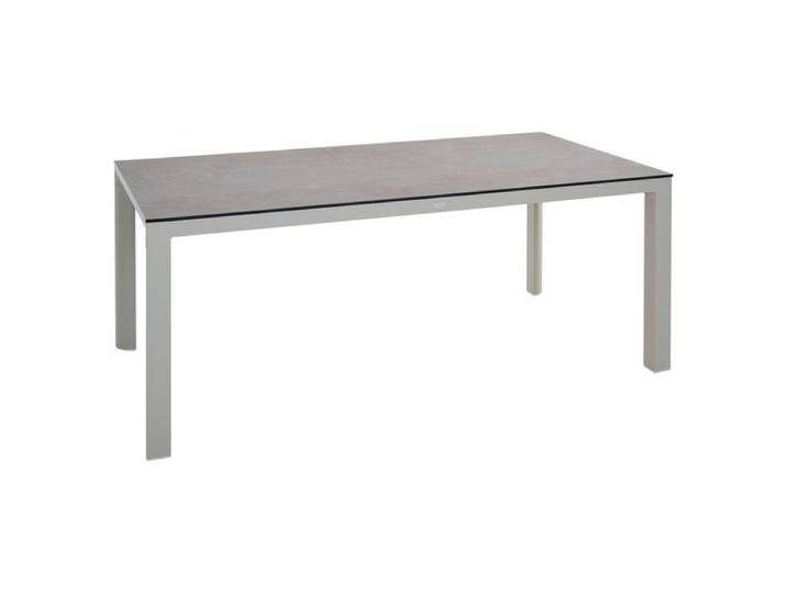 Siena Garden Silva Gartentisch 160x90cm Aluminium/HPL Hellgrau