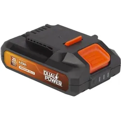 Powerplus, Werkzeugakku + Ladegerät, Dual Power Akku 20V 4.0Ah (20V Geräte) (20 V)